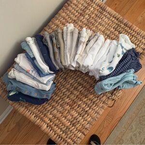 Carter’s 24-Piece Lot, Size 0-3 Months, Unisex Baby Clothes